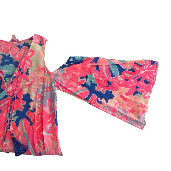 Lily Pulitzer Benicia In Playa Hermosa Tunic Dress Cold Shoulder Size S Resort - Picture 6 of 12